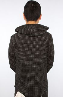 ARSNL Lantern Cowl Collar SweaterMade in the USA in Black Polka Dot