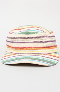 Accessories Boutique The Striped Coastal Hat in White