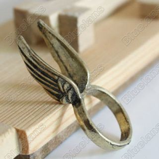  Vintage Personality Lovely Angels Wing Fashion Ring 5090