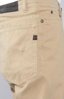 COMUNE The Lindon Jeans in Khaki Heavy Washed Chino