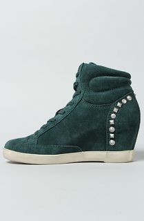 Ash Shoes The Shadow Sneaker in Green Suede