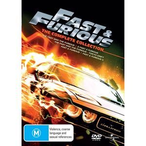 The Fast and The Furious Complete 1 2 3 4 5 New SEALED R4 DVD