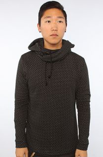 ARSNL Lantern Cowl Collar SweaterMade in the USA in Black Polka Dot