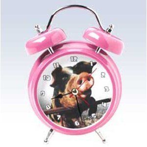 Mark Feldstein Wacky Wakers Playful Sound Pig Alarm Clock Pink Geek