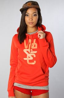 WeSC The Overlay Sweatshirt in Aurora Red