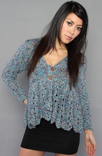Free People The Bloom Cardigan Concrete