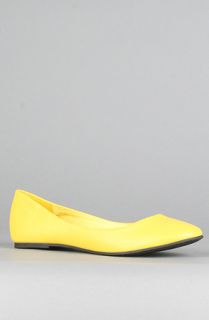 Sole Boutique The Oriana Flat in Yellow