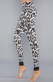 Betsey Johnson The Queen of the Jungle Cuff Legging in White