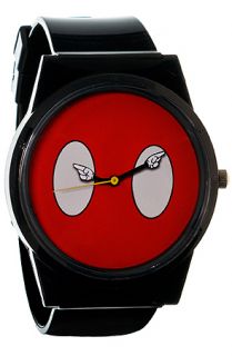 Flud Watches The Mickey Mouse Buttons Pantone Watch in Red Black