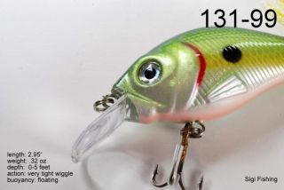  of Two 2.9 Tennessee Shad Bass Pike Trout Fishing Lure Bait Tackle