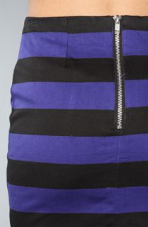  striped skirt in black and hyacinth $ 60 00 converter share on tumblr