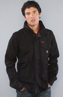 LRG The Eastman M65 Jacket in Black Concrete