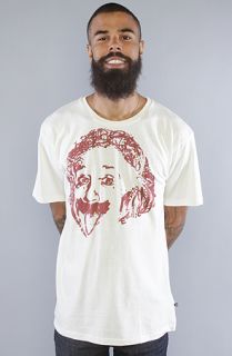 Makia The Genius Tee in Papyrus Concrete