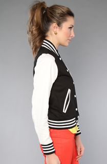 Joyrich The LA Cross Varsity Jacket in Black