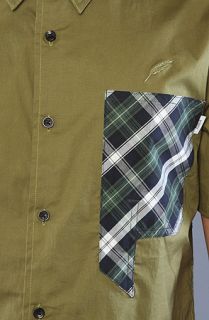 Publish The Fremont SS Buttondown Shirt in Olive