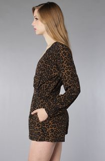 Motel The Jet Jumpsuit in Leopard Concrete