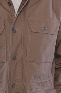 Elwood The Dan Scout Jacket in Brown Concrete