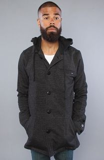 RVCA The Peeper Jacket in Black Concrete