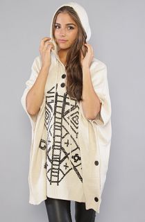 MINKPINK The I Bolivia Poncho Concrete