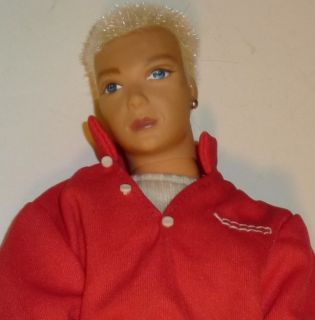 Barbie Flavas Boy Liam Hip Hop Blonde Fuzzy Hair Dressed Swivel Waist