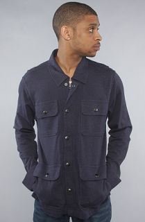 Obey The Townsend Jacket in Indigo Concrete