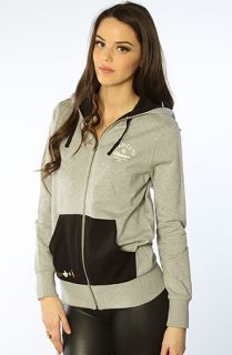 Crooks and Castles The G3 Zip Hoody in Heather Grey