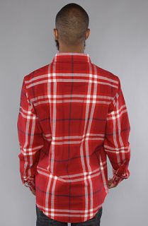 DGK The From Nothing Flannel Buttondown Shirt in Burgundy  Karmaloop