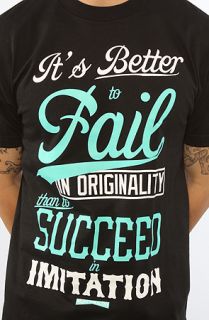 Mighty Healthy The PS Fail Tee in Black