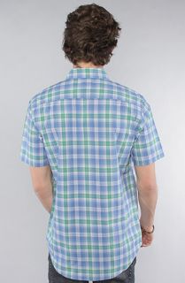 RVCA The Clancy Buttondown Shirt in Rolling Blue