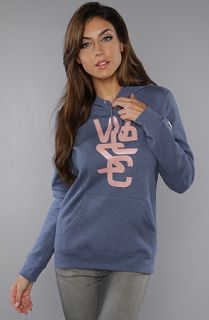 WeSC The Overlay Hoody in Indigo Melange