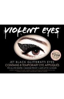 Violent Lips The Violent Eyes in Jet Black Gliteratti