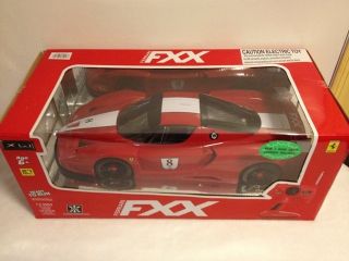 Radio Control Red Ferrari FXX 1 8 Scale with working Lights by XQ