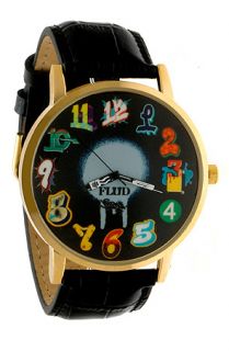 Flud Watches The Jaes Watch in Black Gold