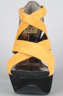 DV by Dolce Vita The Larena Shoe in Mustard Suede