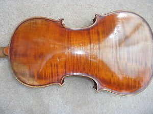 Old German Violin for Repair  Ferron and Kroeplin