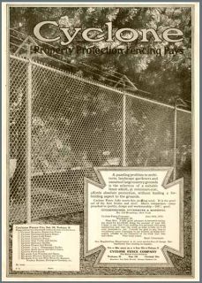 property protection pays 1917 cyclone fence co ad