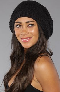 Free People The Sobule Loop Knit Beanie in Charcoal