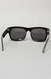 Raen The Lenox Sunglasses in Black White Polarized