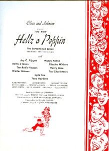 1942 olsen johnson s hellzapoppin program jc flippen