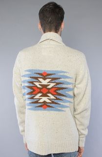 Obey The Native Sweater in Heather Oatmeal