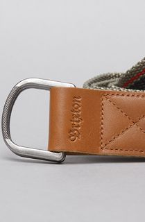 Brixton The Shuffle Belt in Navy Red Concrete