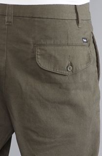 Brixton The Thompson Shorts in Olive Concrete