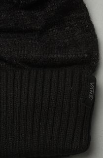 Vans The Backseat Beanie in Onyx Concrete