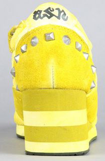 Ash Shoes The Alfa Sneaker in Yellow Concrete