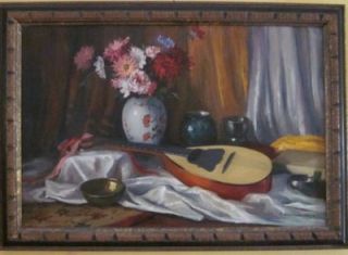 Ferenc Vardeak Oil Painting on Canvas Still Life