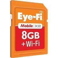 Eye Fi 8GB Memory Card Mobile X2 Wireless Class 6
