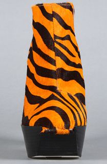 Senso Diffusion The Delilah Shoe in Orange Zebra