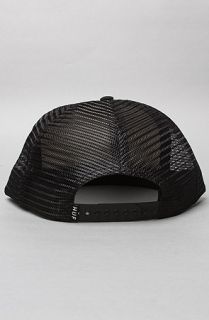 HUF The Beers Trucker Hat in Black Concrete