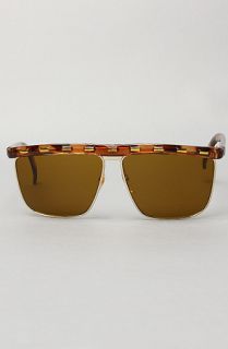 Replay Vintage Sunglasses The Metal Stitch Sunglasses in Brown