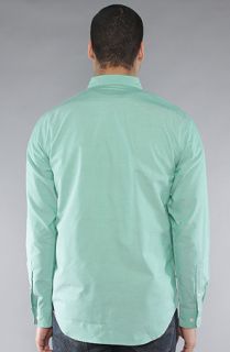 RVCA The Thatll Do Buttondown Shirt in Bean Green